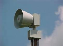 Regular Monthly Test of Outdoor Warning Siren System March 3 at Noon